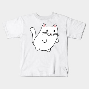 Cute Cat Doodle Kids T-Shirt